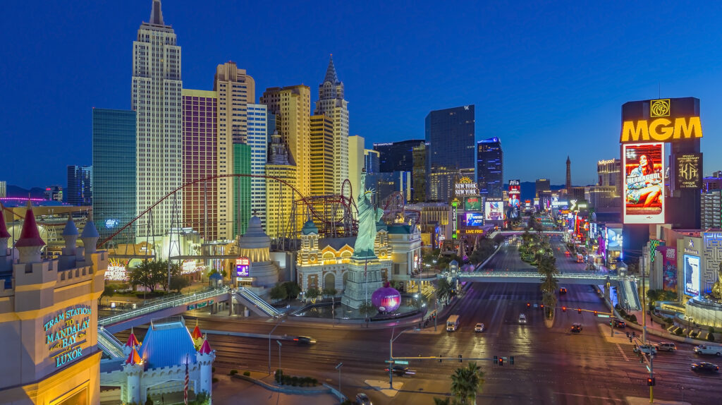 Las Vegas Boulevard Dawn