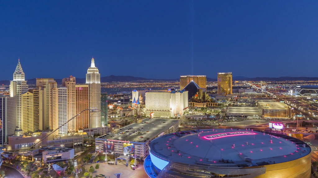 South Facing Strip T-Mobile and Raiders