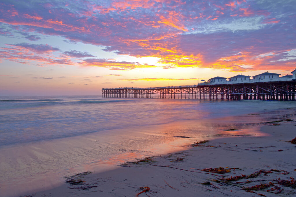 PB Pier Sunset