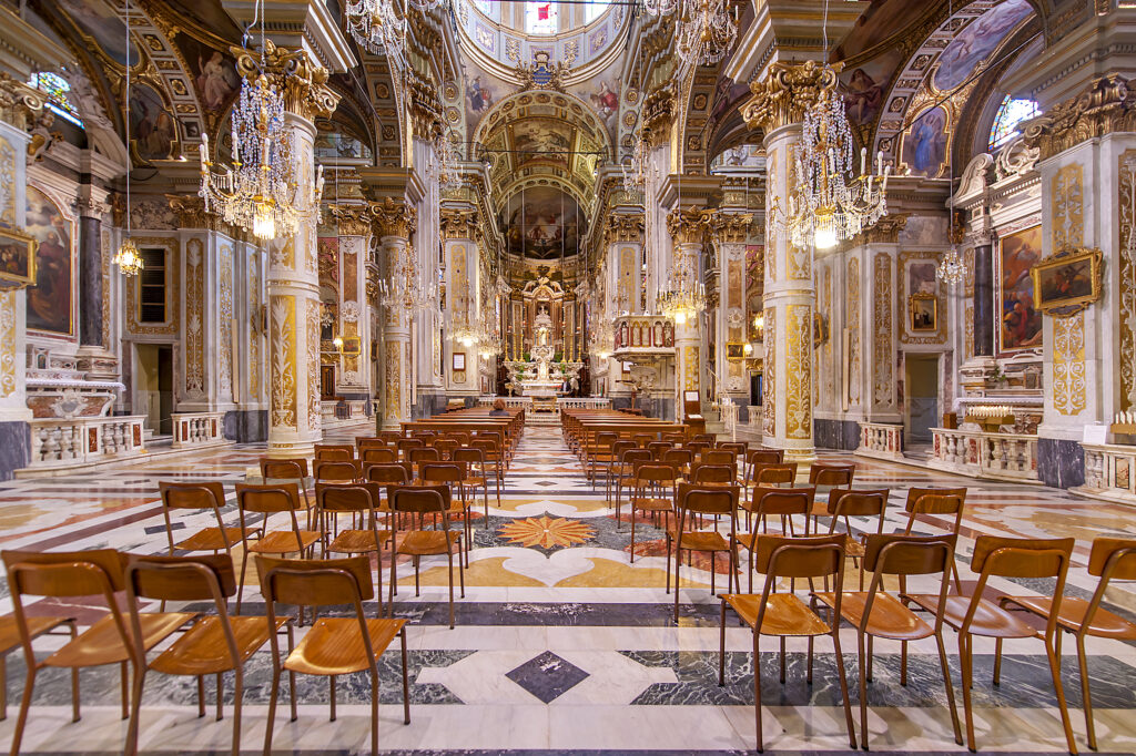 Santa Maragherita Cathedral Italian Riviera